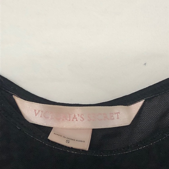 Victoria Secret black size small glittery straps - Picture 2 of 5